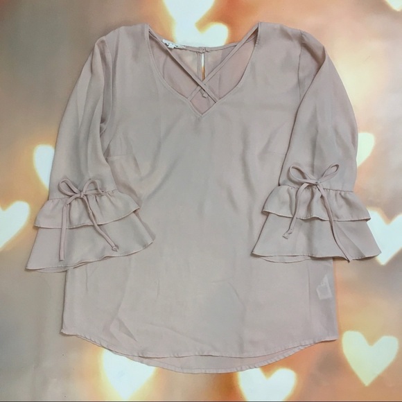 Maurices | Ruffle Sleeve Blouse | M - Picture 5 of 13
